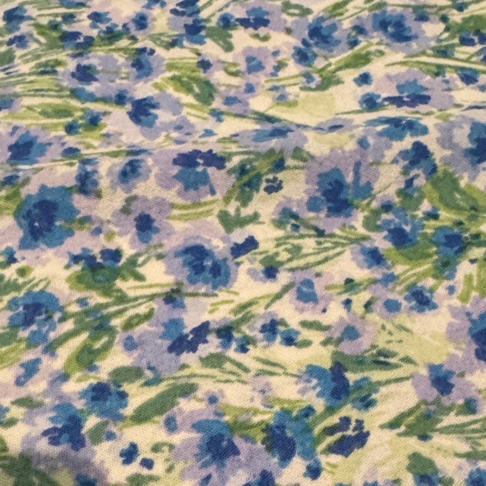 43 **NWT** Floral Blue & Green Maxi Dress - Picture 4 of 4